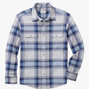 Fair Harbor Dune-wood Flannel blanket shirt